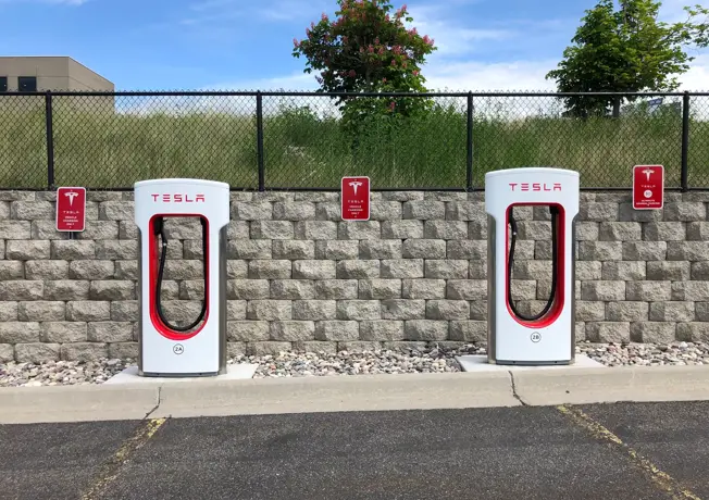 Tesla oplaadpalen