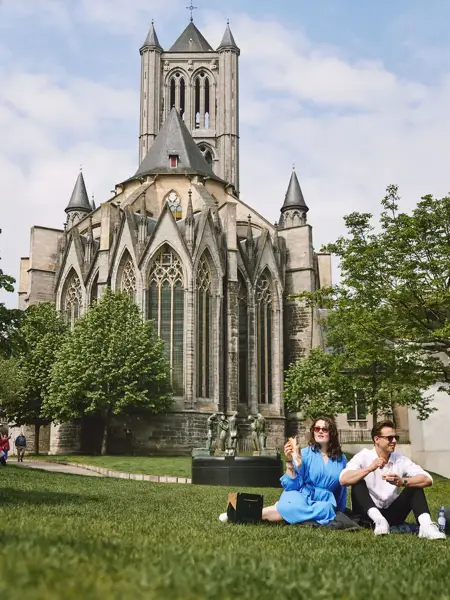 Die Sint-Baafskathedrale im Zentrum von Gent