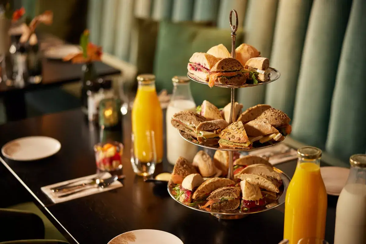 Snacks in the Texel function room