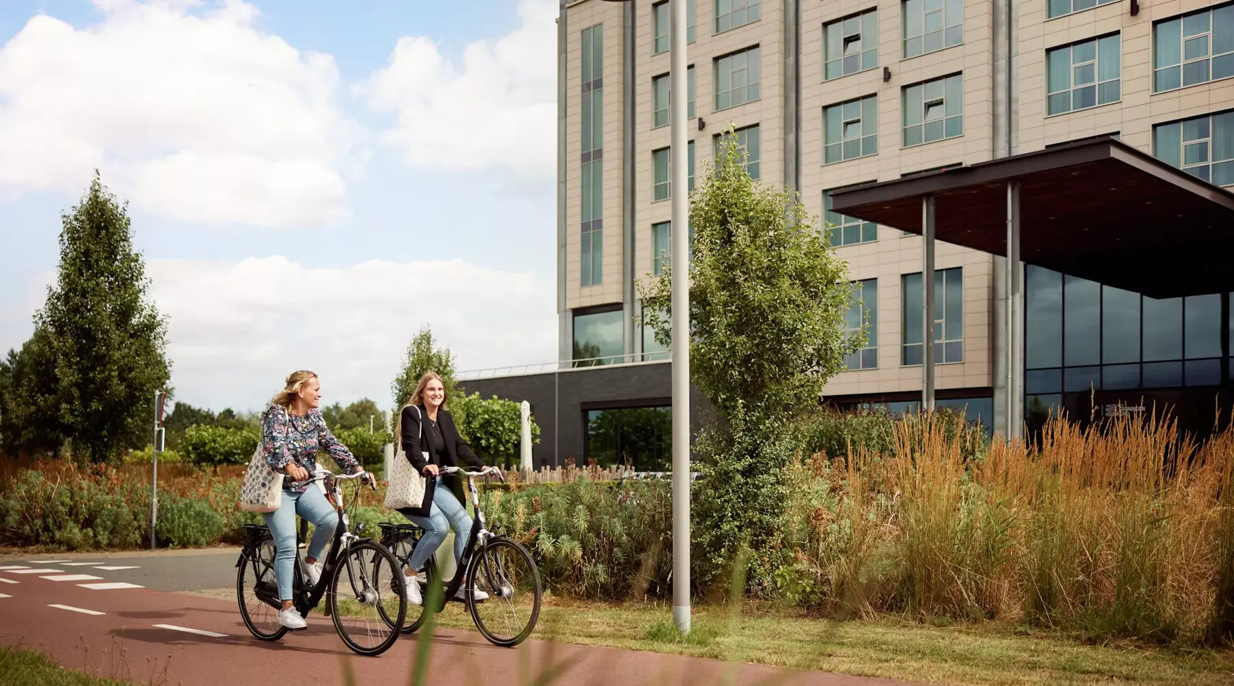 Radfahren beim Hotel Groningen Hoogkerk