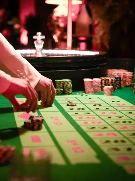 Roulette in a casino