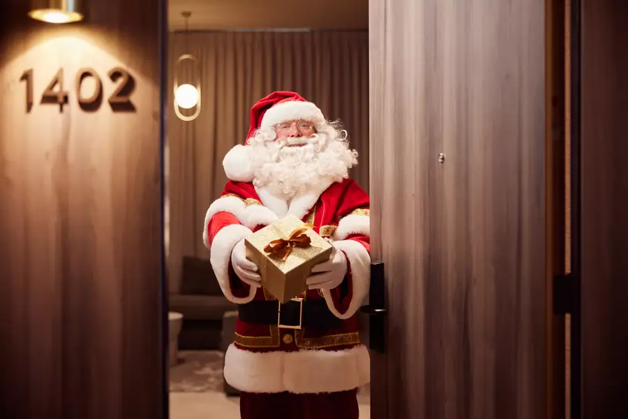 kerstman cadeau