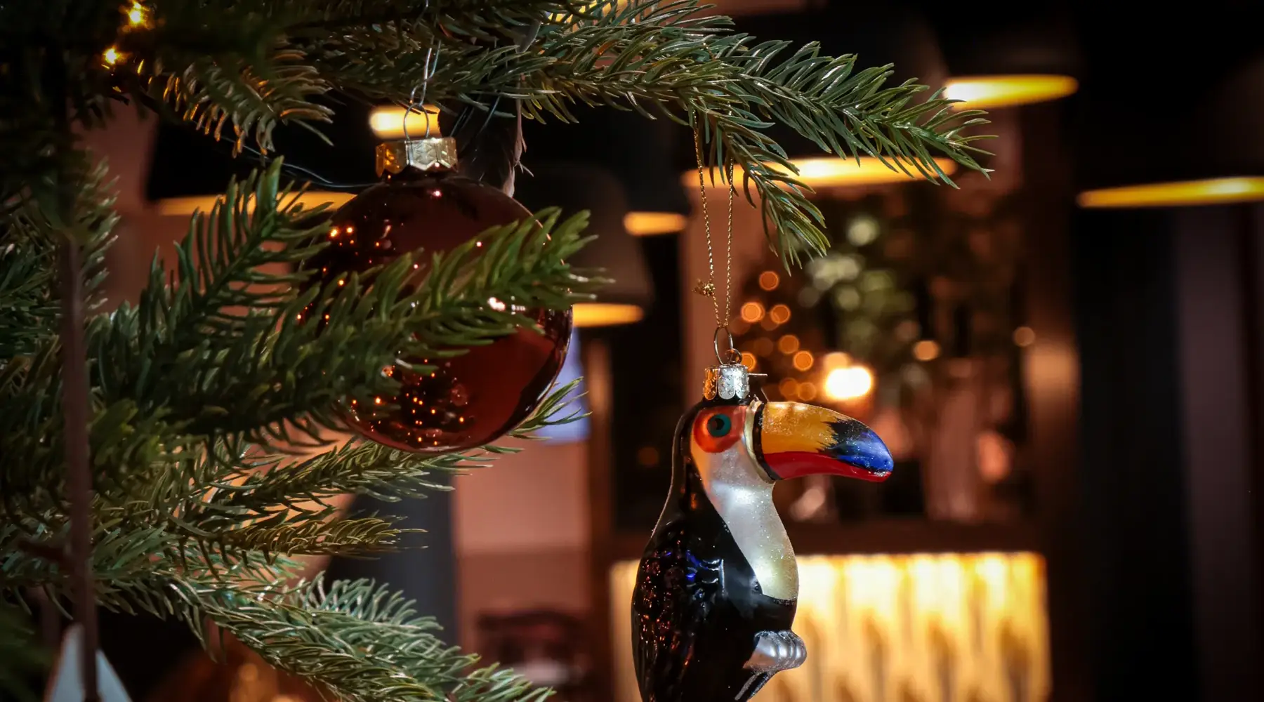 Toekan kerstbal 