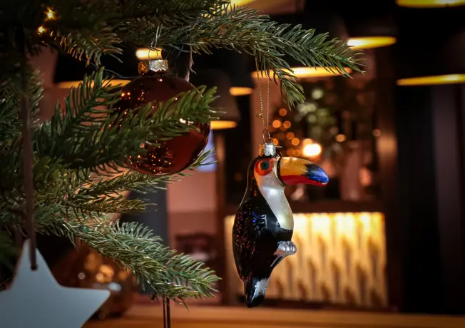 Christmas brunch on the table