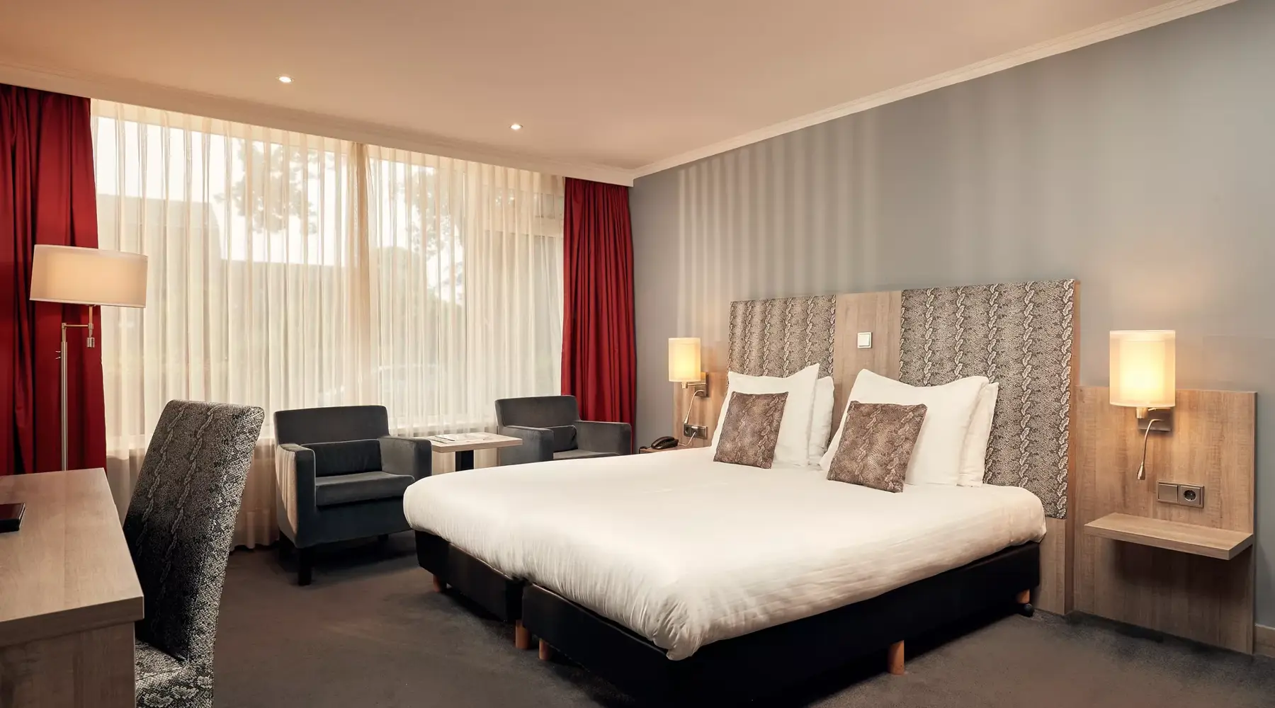 Chambre à l’hôtel Van der Valk Hardegarijp Leeuwarden