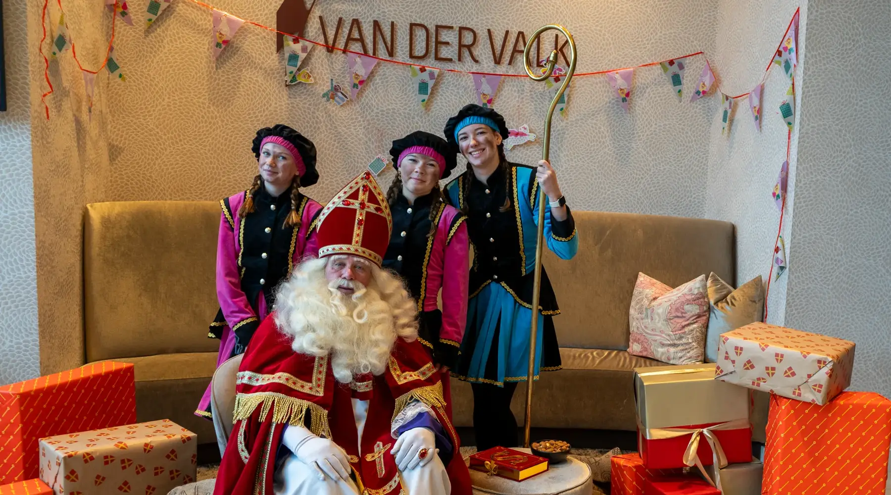Sinterklaas in een Van der Valk Hotel