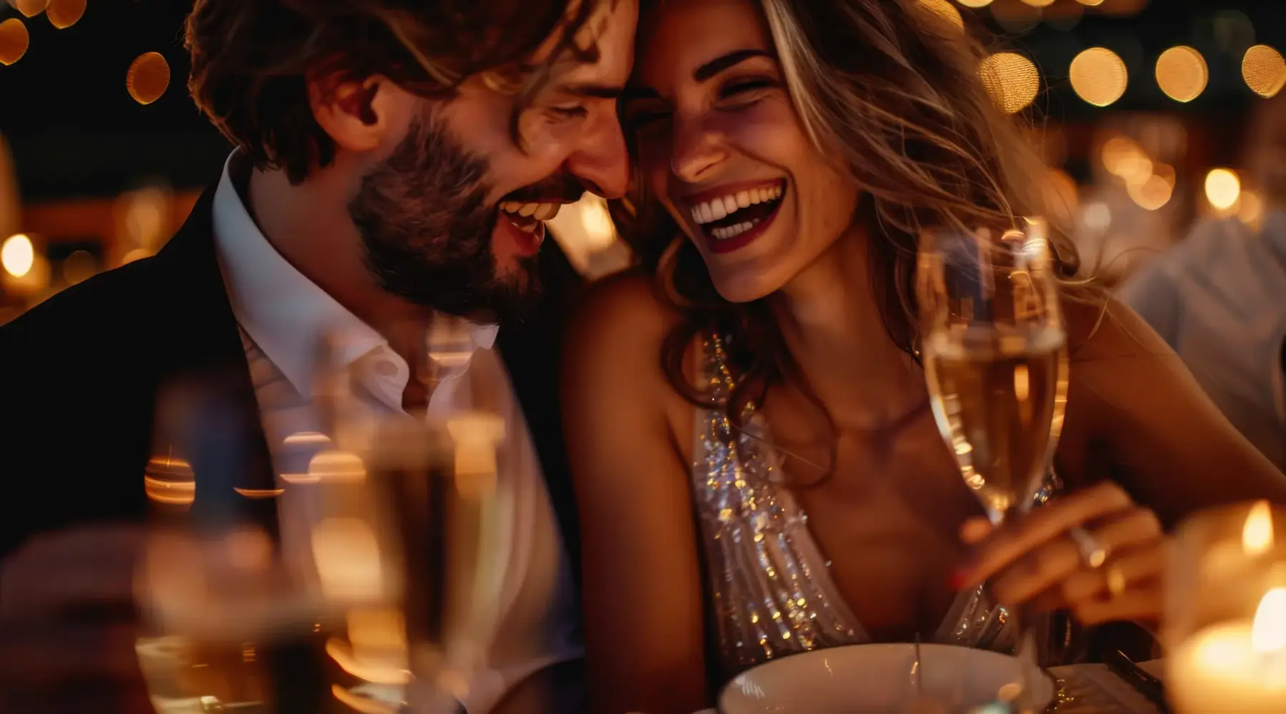 Laughing couple