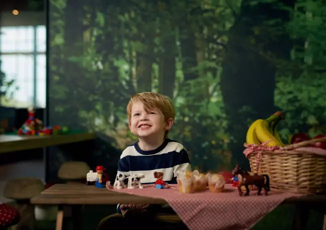 Corner children of the Luxembourg-Arlon hotel