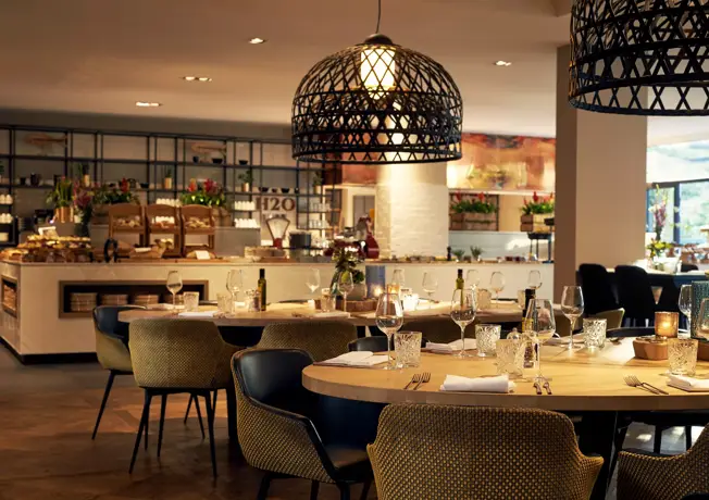 Innenausstattung des Restaurants