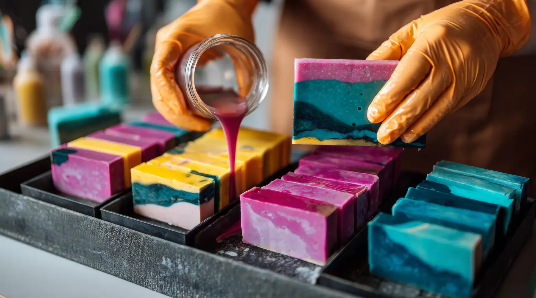 Soap pouring at the Van der Valk Naturresort Drewit