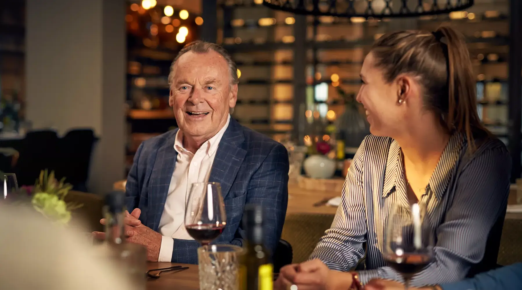 Restaurant guests at Hotel Antwerp