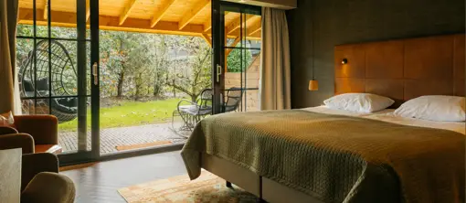 Comfort kamer | met inloopdouche & terras (binnenzijde)