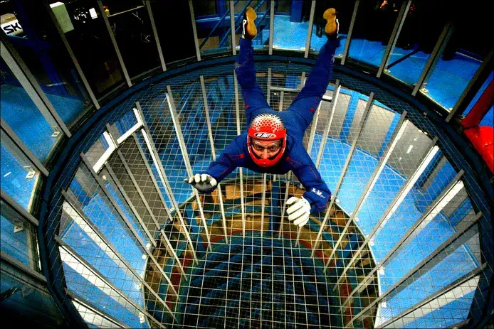 Indoor skydiving