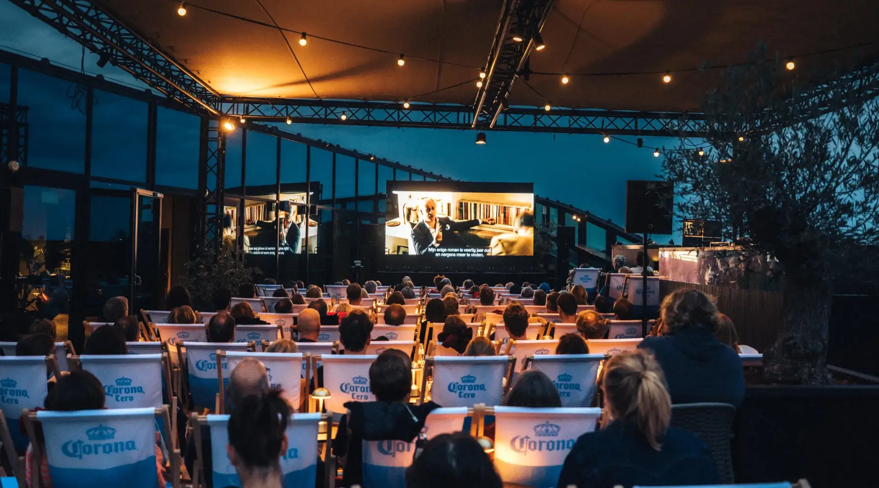 Open-air cinema in Ghent as a summer activity with groups