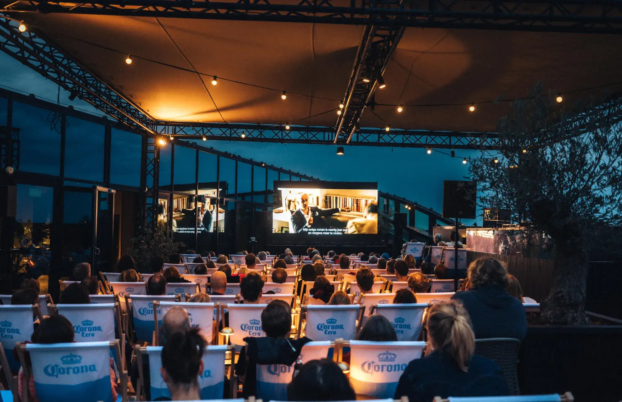 Openlucht cinema in Gent als zomeractiviteit met groepen