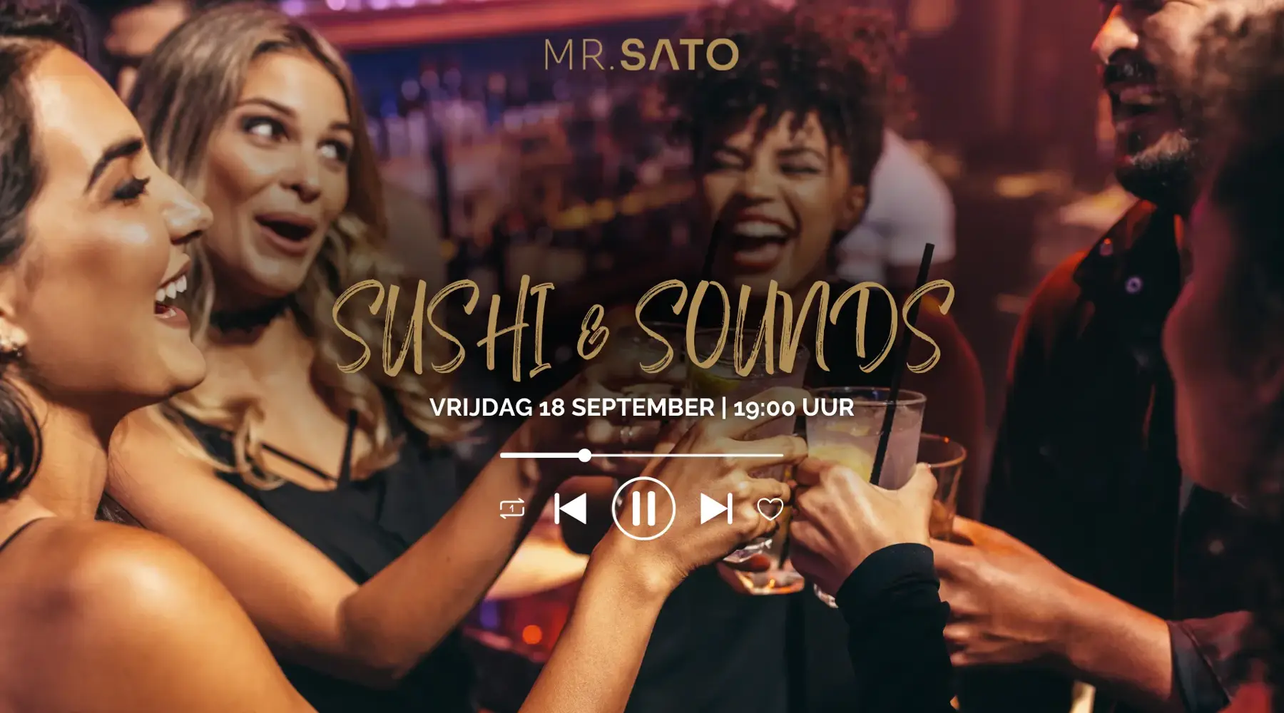 Sushi & Sounds horizontaler Ausdruck