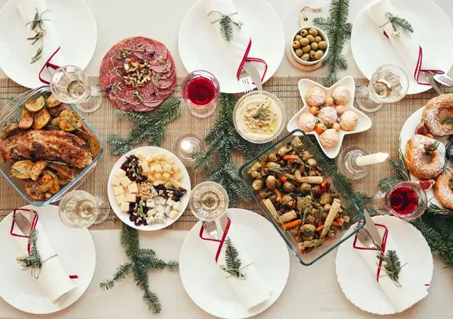 Christmas brunch buffet