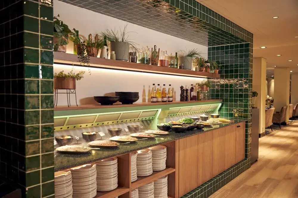 A part of the fresh breakfast buffet of Van der Valk Hotel Breukelen