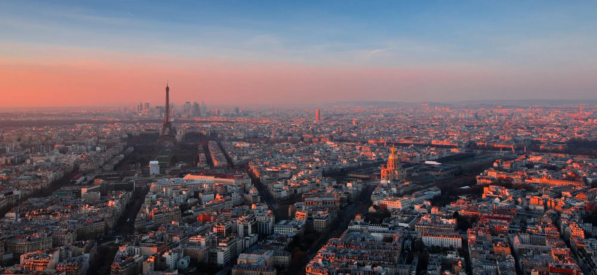 Paris aus der Luft gesehen