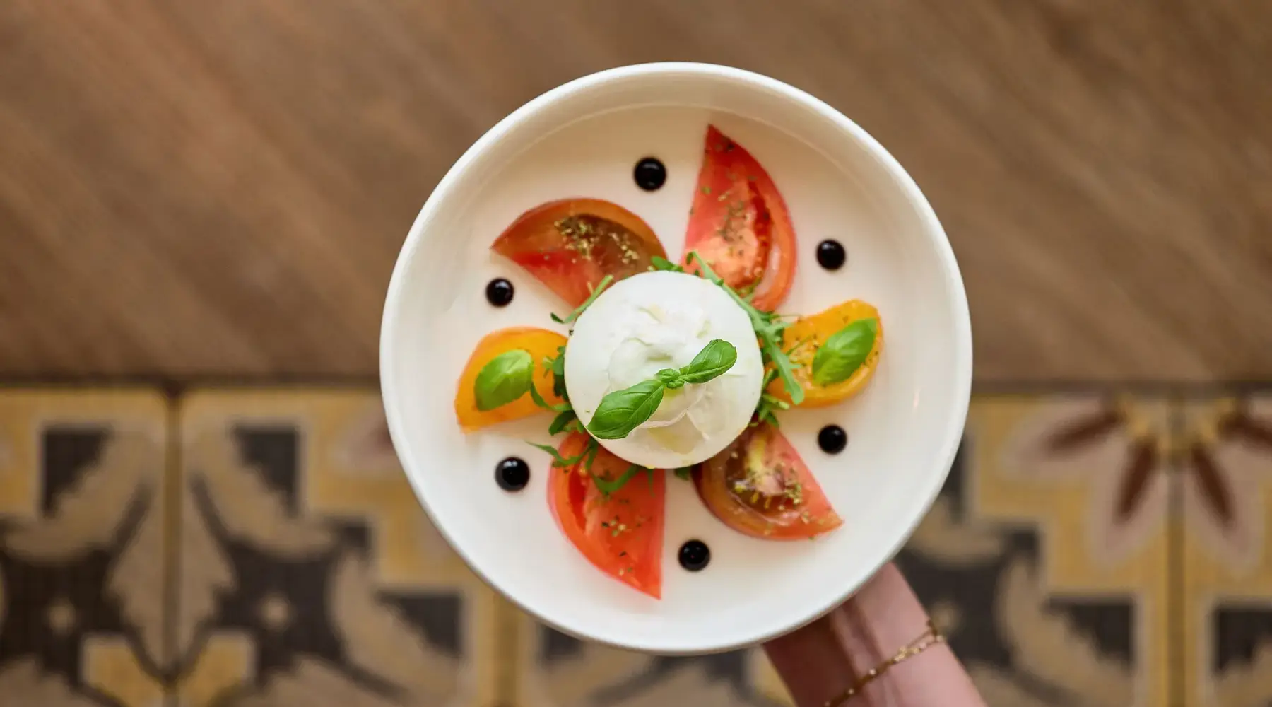 Italiaans voorgerecht in Limoncello