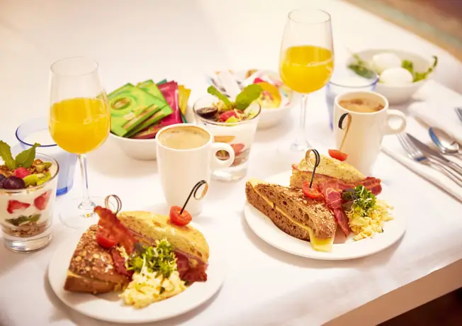 Frühstück im Golfhotel Serrahn