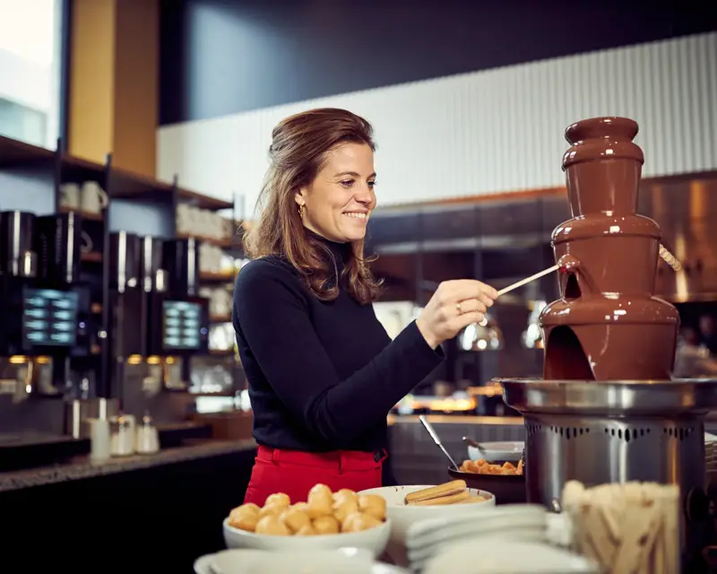Fontaine de chocolat Hôtel Van der Valk Amsterdam - Amstel