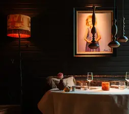 Table with lighting