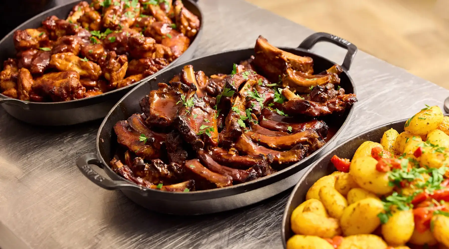 Brunchbuffet im Hotel Gent während der Feiertage