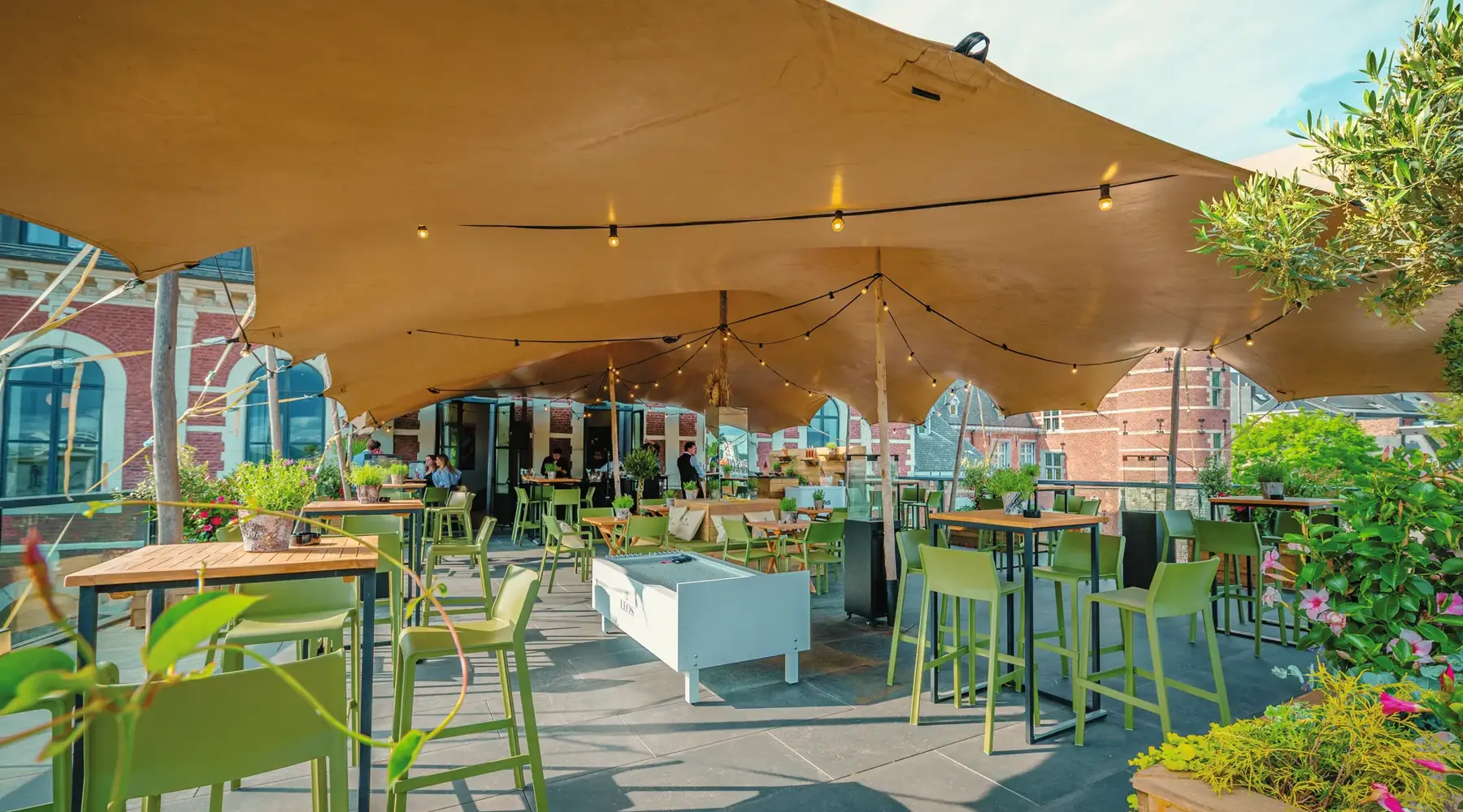 rooftop liège van der valk