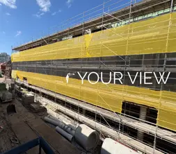 Ihre Aussicht aus dem Standardzimmer mit Blick auf die Baustelle