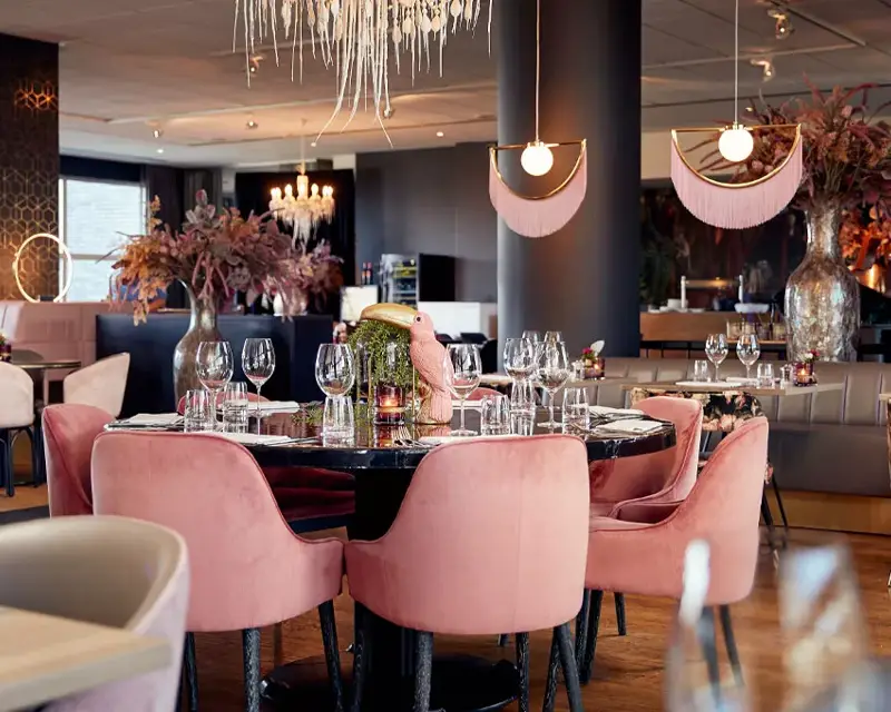 Blick auf das Restaurant