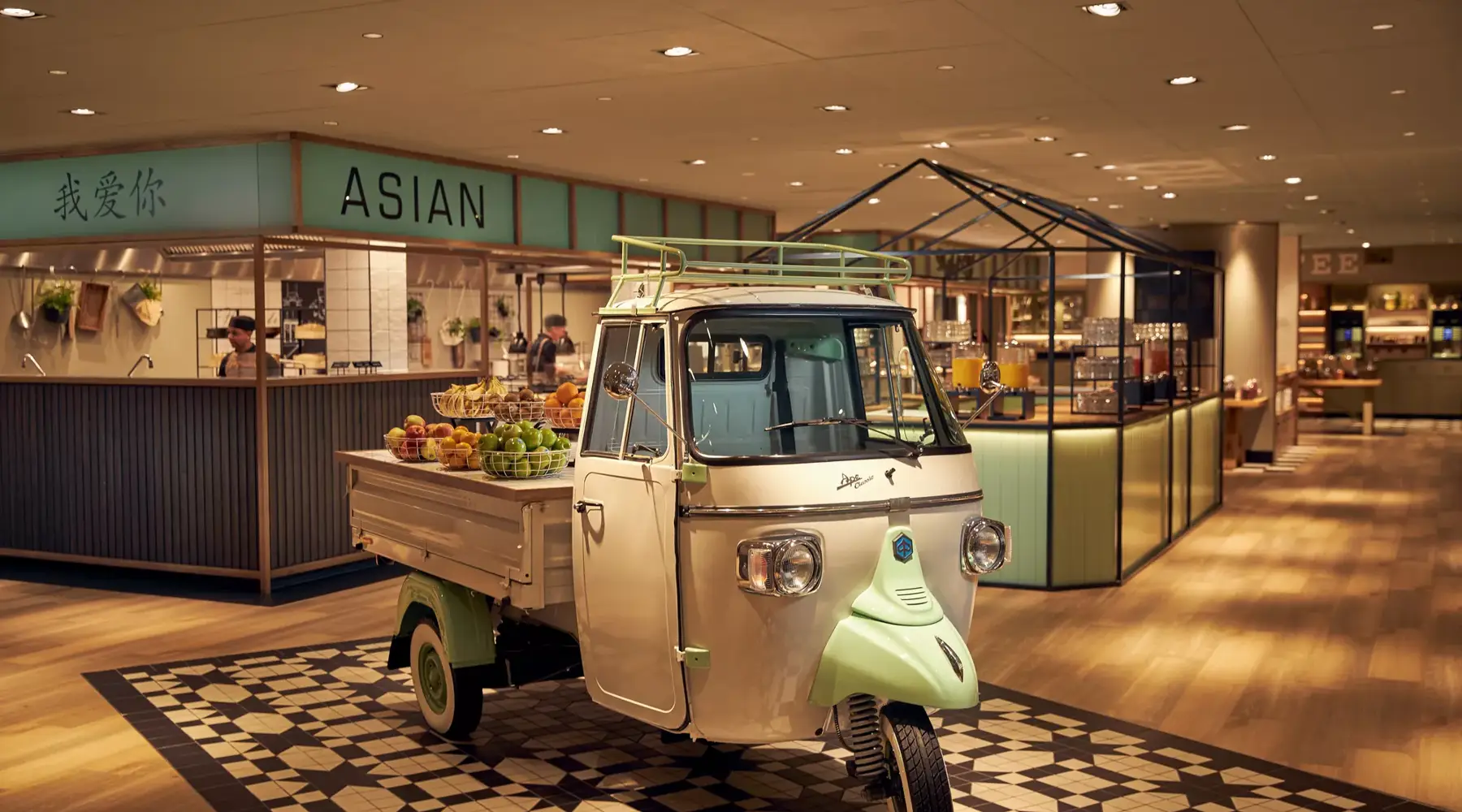 Het live cooking restaurant van Hotel Breukelen