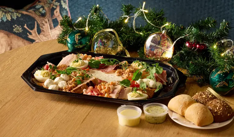 Kerst schaal Van der Valk Gilze-Tilburg