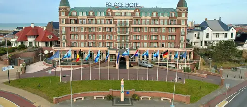Vorderseite des Hotels