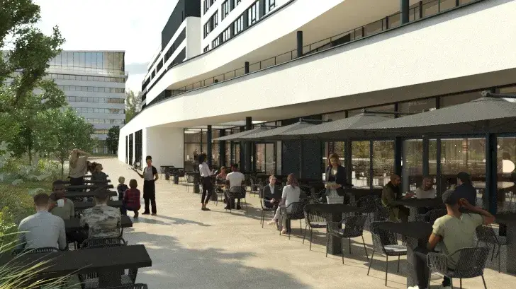 terras luchthaven Luik