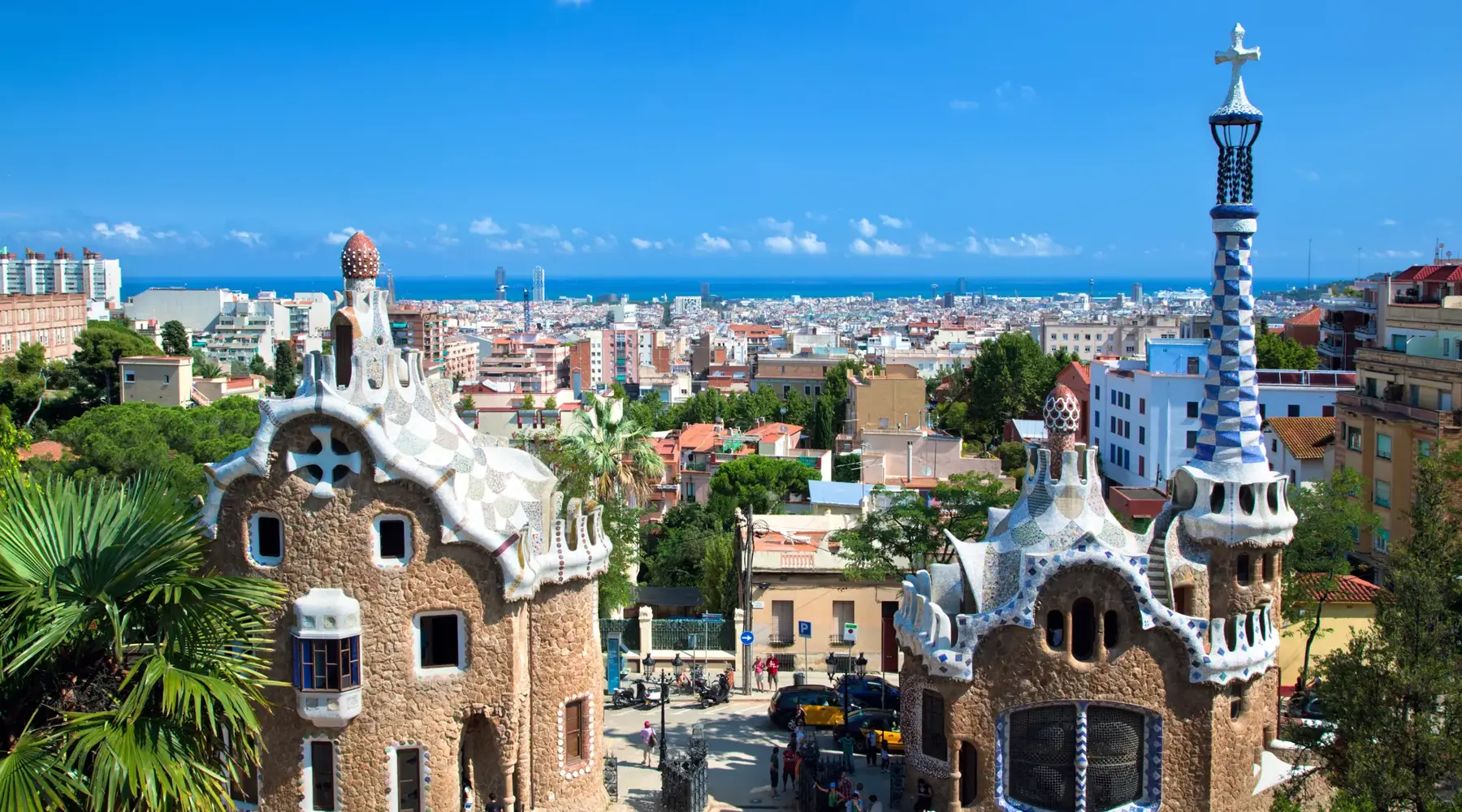 Gaudi Park in Barcelona.