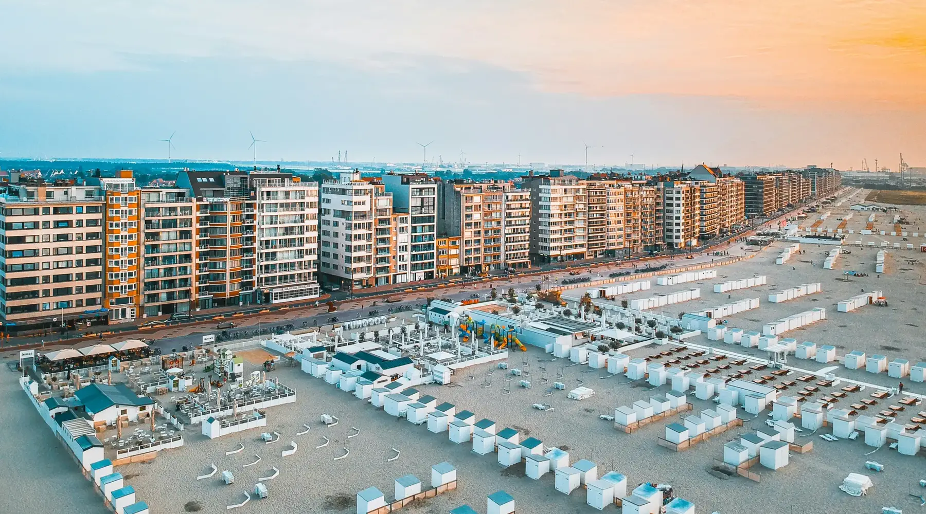 The beach of Knokke-Heist