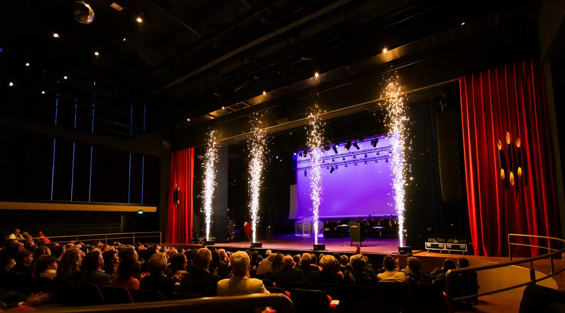 Theaterzaal - met confetti
