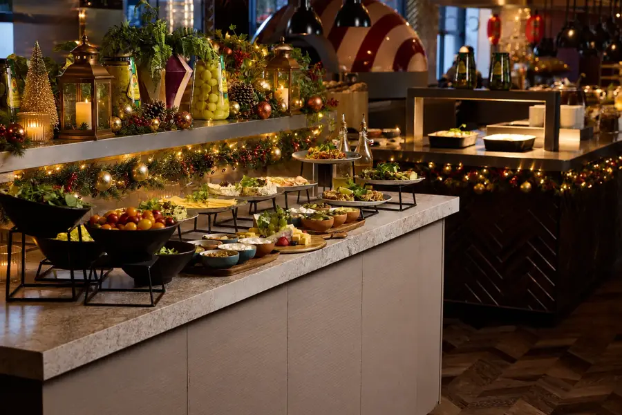 Christmas live cooking