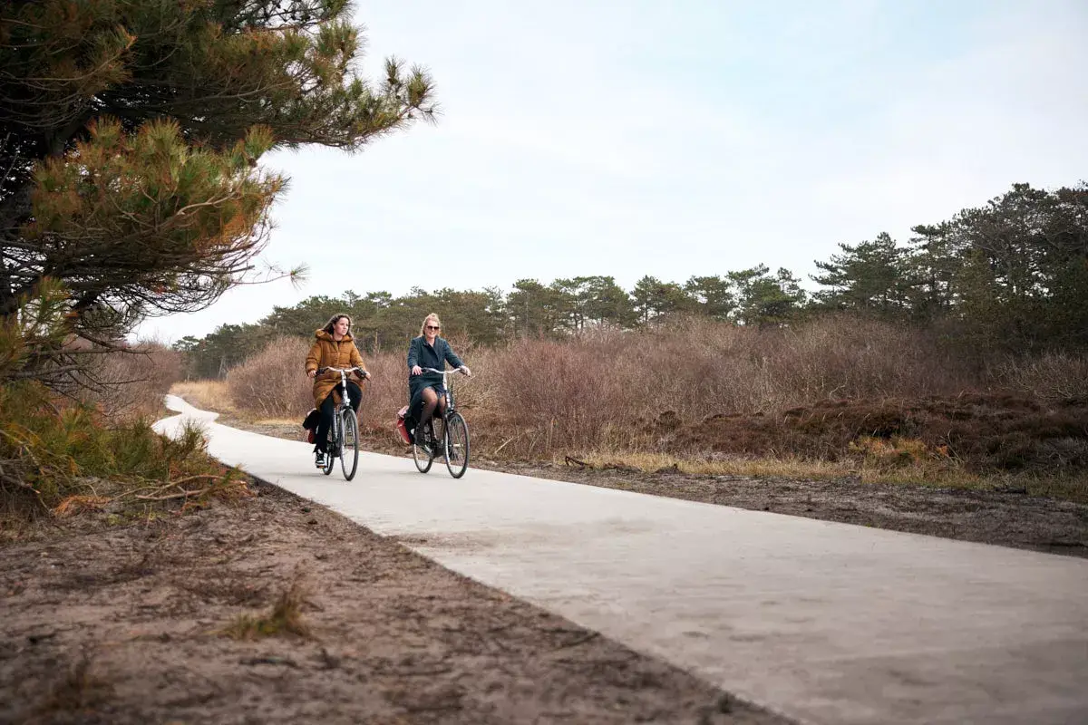 Fahrradfahren auf Texel