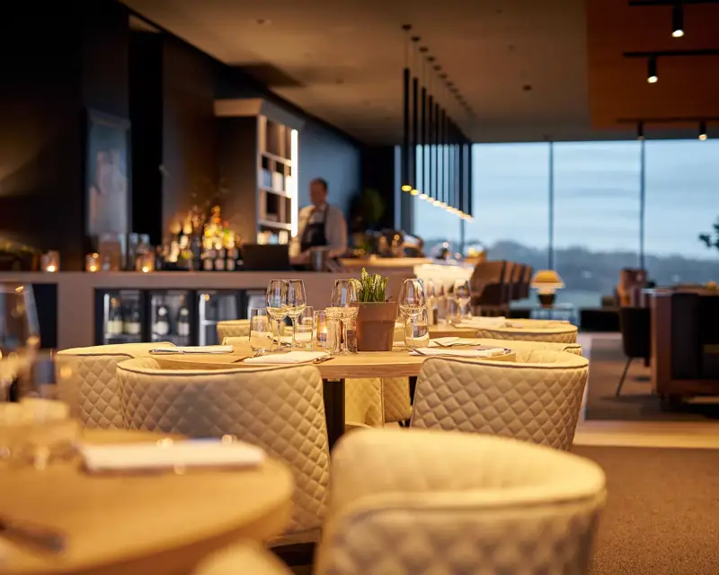 Interior of the Brasserie l'Oeuf