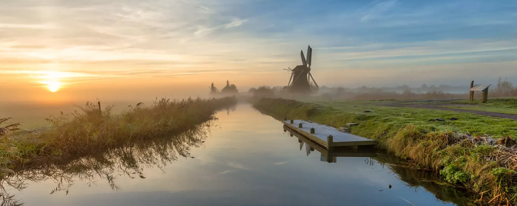 Mühle im Polder