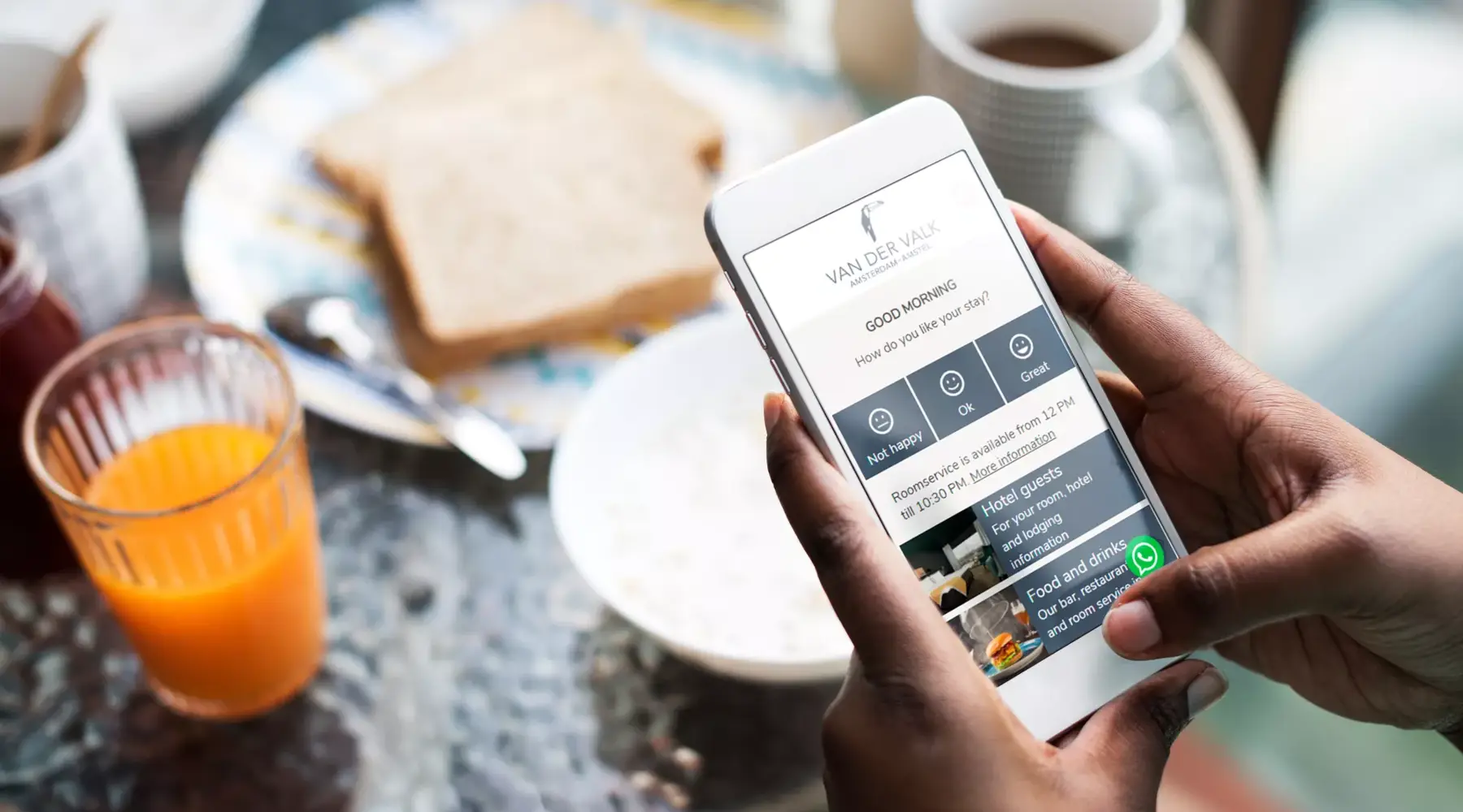 informations sur les invités par téléphone