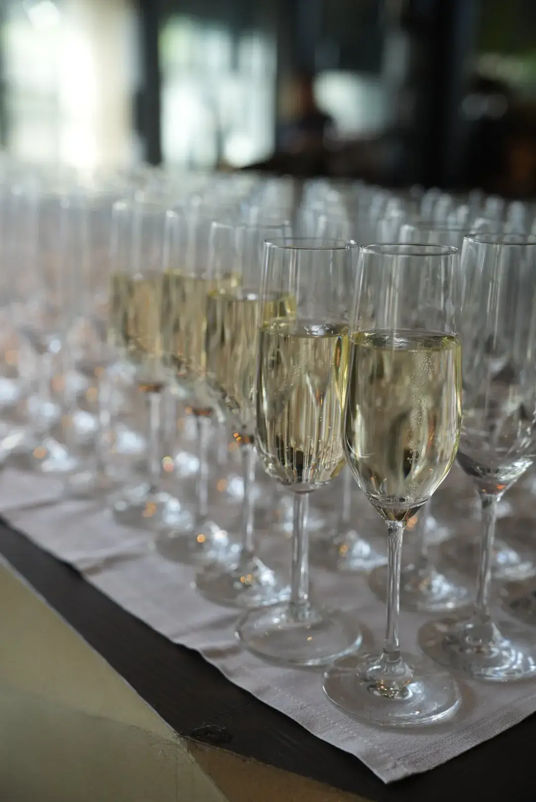 Glazen champagne
